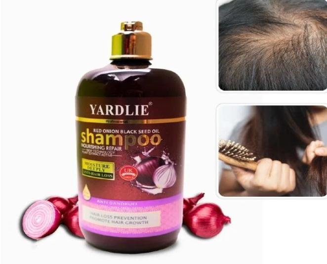 Yardlie Red Onion Black Seed Shampoo in Pakistan - Image